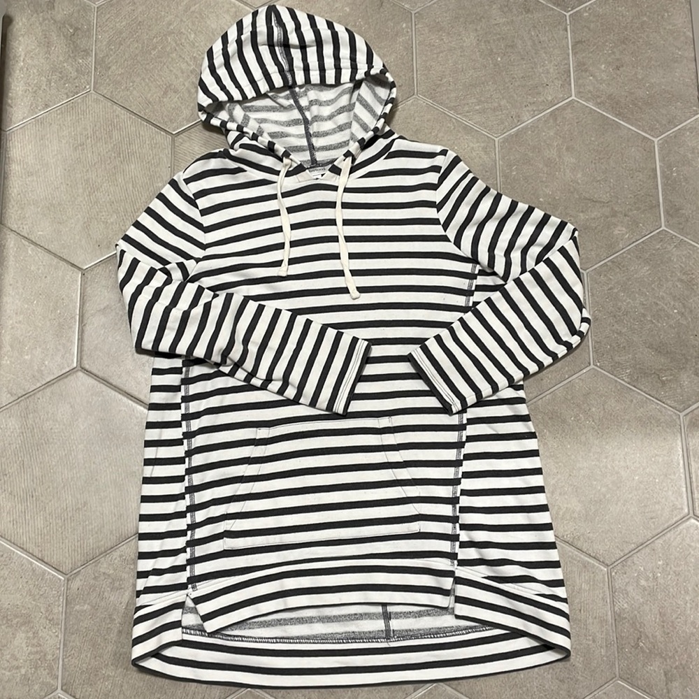 Motherhood Maternity striped sweater.